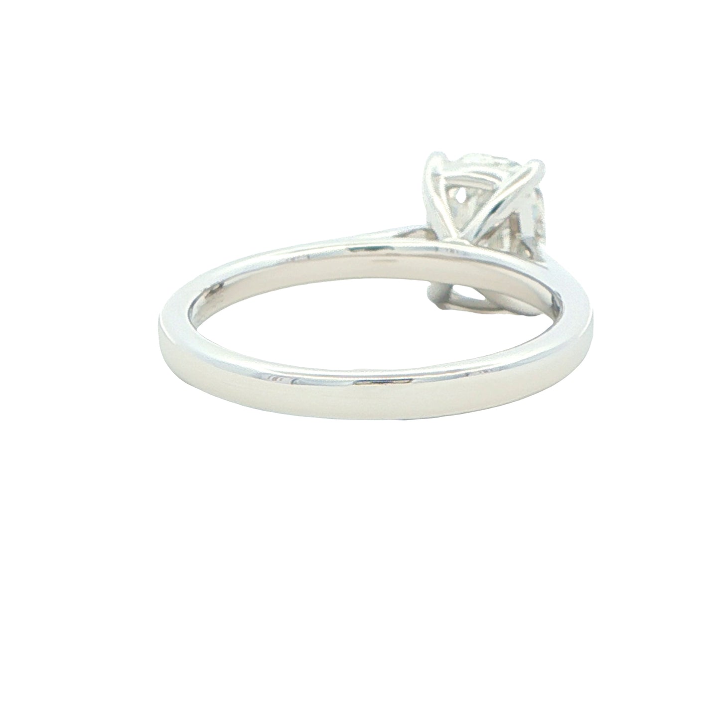 Platinum Elongated Cushion Shaped Diamond Solitaire Ring - 1.50cts Gardiner Brothers