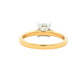 Yellow Gold Princess Cut Diamond Solitaire Ring - 1.21cts Gardiner Brothers