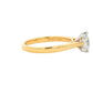 Yellow Gold Princess Cut Diamond Solitaire Ring - 1.21cts Gardiner Brothers