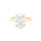 Lab Grown Oval Shaped Diamond Solitaire Ring - 3.02cts Gardiner Brothers
