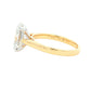 Lab Grown Oval Shaped Diamond Solitaire Ring - 3.02cts Gardiner Brothers