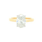 Lab Grown Oval Shaped Diamond Solitaire Ring - 2.00cts Gardiner Brothers