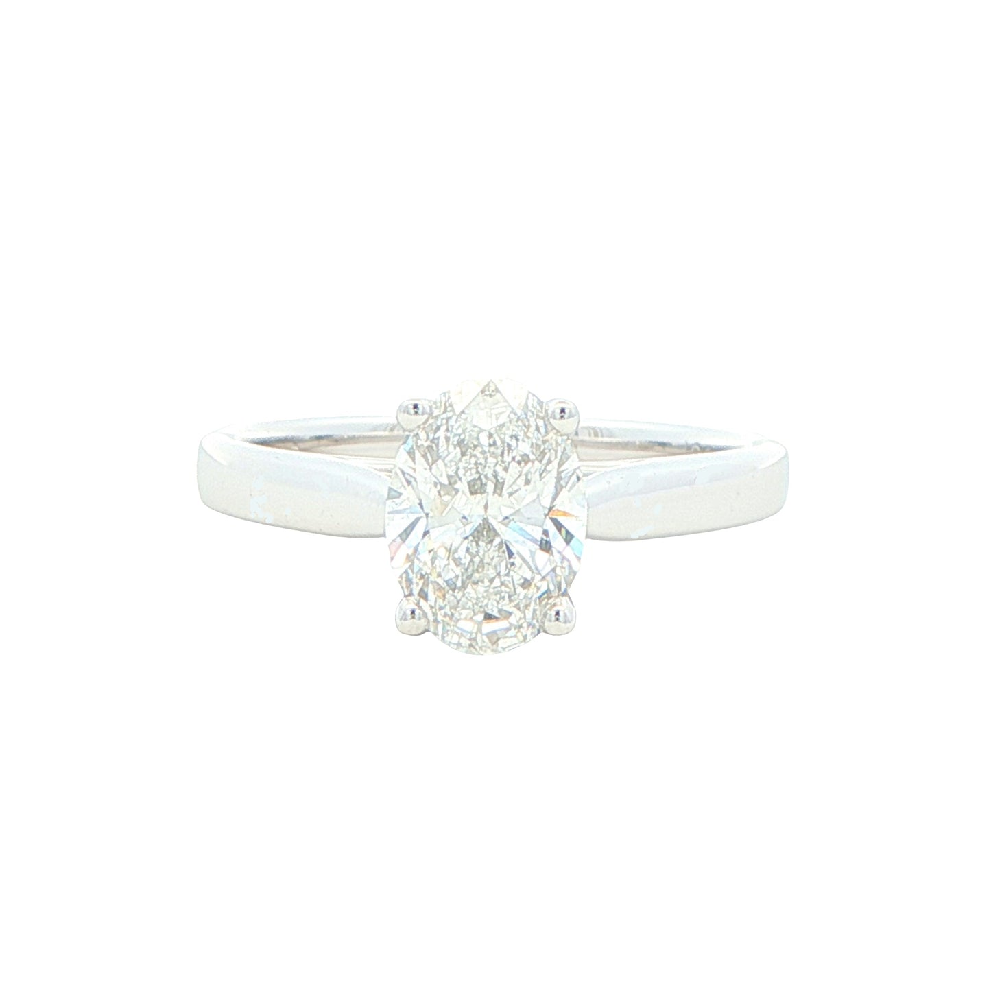 Lab Grown oval shaped diamond solitaire ring - 1.20cts Gardiner Brothers