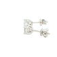 Aurora Cut Diamond Solitaire Earrings - 0.82cts Gardiner Brothers