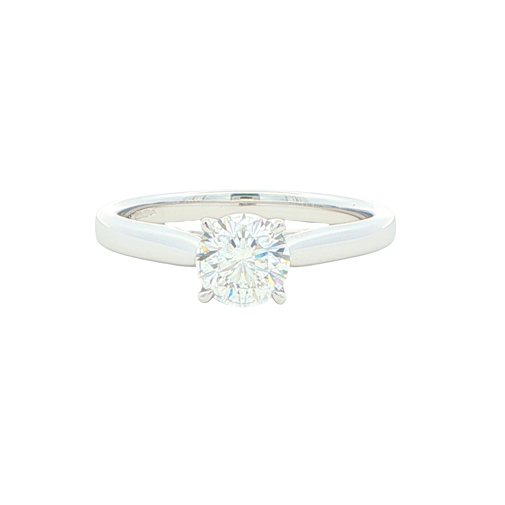 Platinum Aurora cut diamond solitaire Ring - 0.71cts Gardiner Brothers
