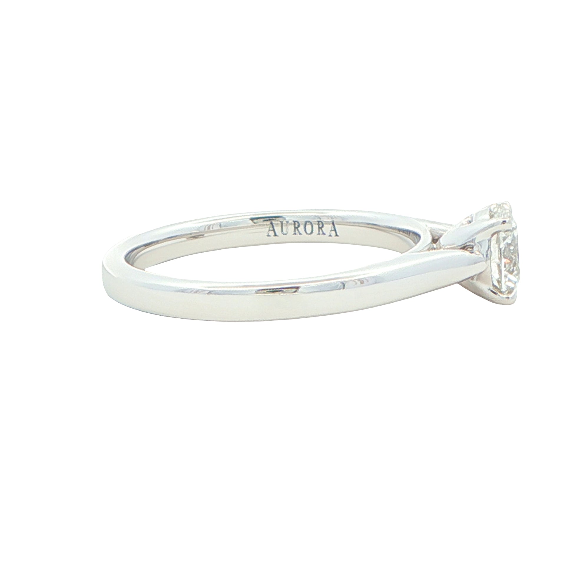 Platinum Aurora cut diamond solitaire Ring - 0.71cts Gardiner Brothers