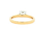 Yellow Gold Aurora Cut Diamond Solitaire Ring - 0.92cts Gardiner Brothers