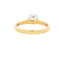 Yellow Gold Aurora Cut Diamond Solitaire Ring - 1.02cts Gardiner Brothers