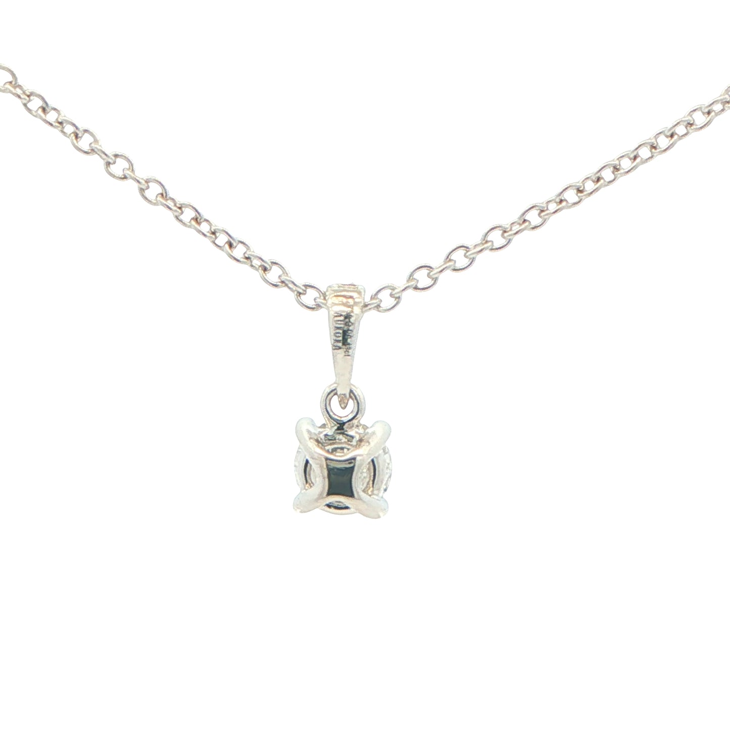 Aurora Cut Diamond Solitaire Pendant - 0.43cts Gardiner Brothers