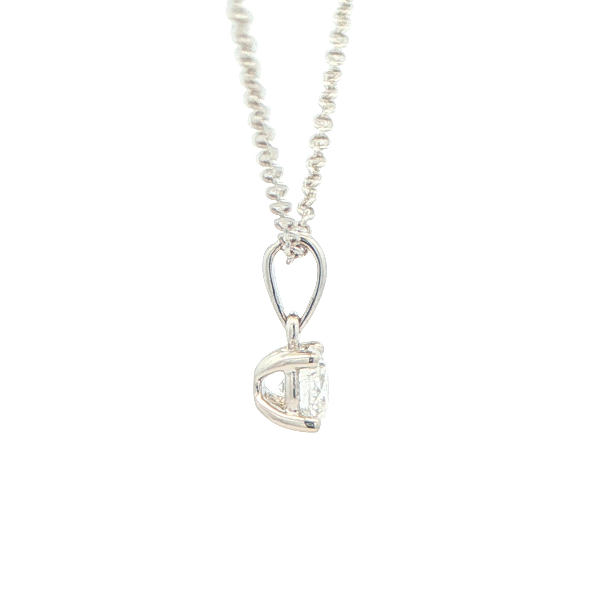 Aurora Cut Diamond Solitaire Pendant - 0.43cts Gardiner Brothers