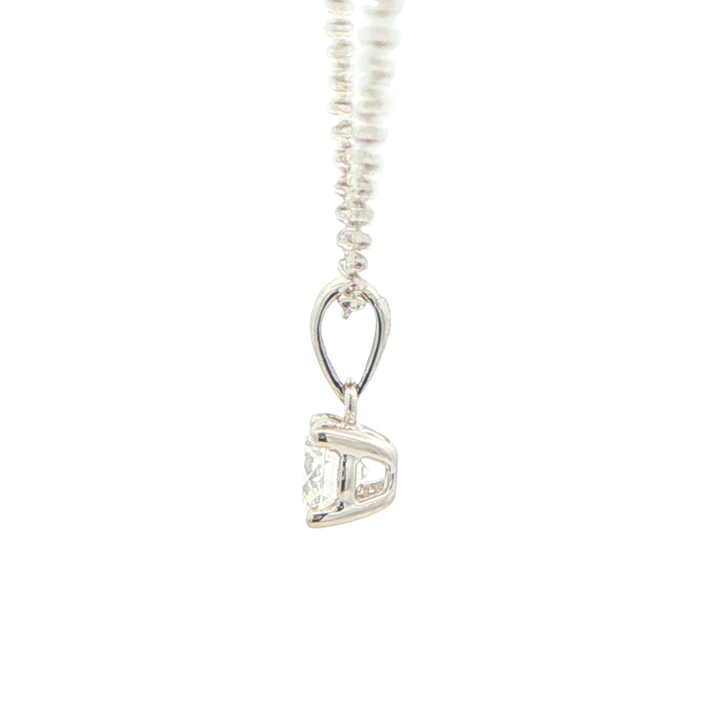 Aurora Cut Diamond Solitaire Pendant - 0.52cts Gardiner Brothers