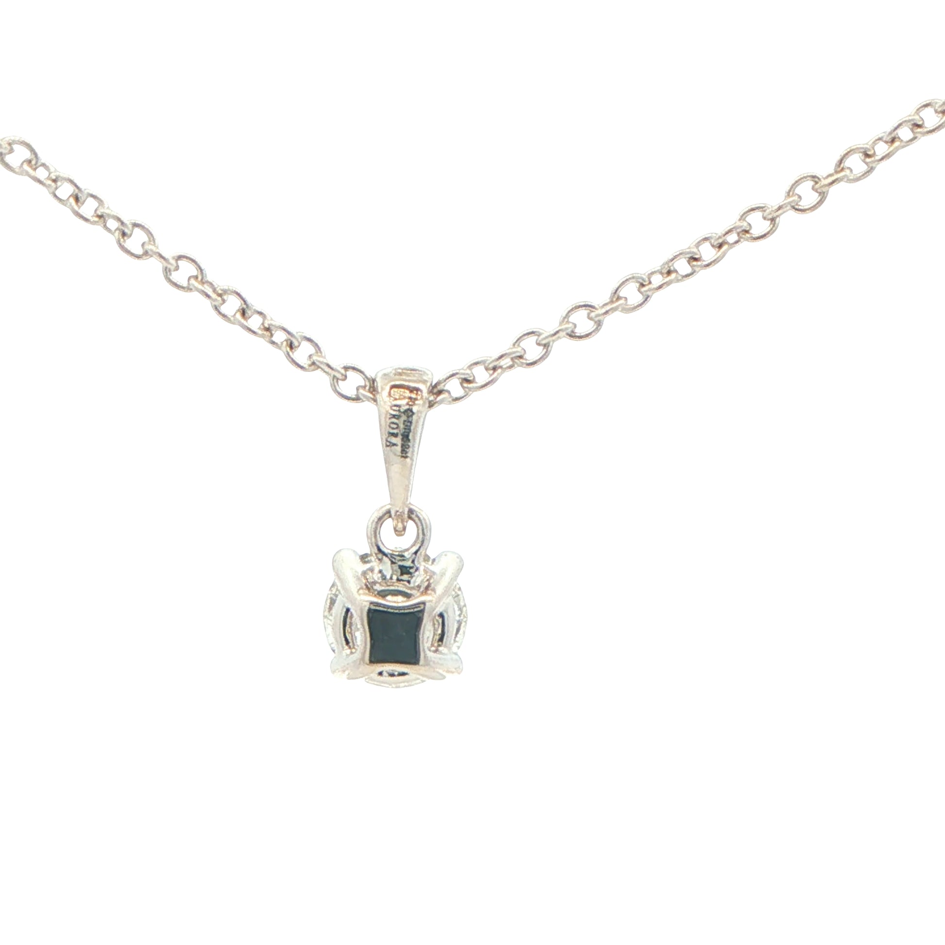 Aurora Cut Diamond Solitaire Pendant - 0.52cts Gardiner Brothers