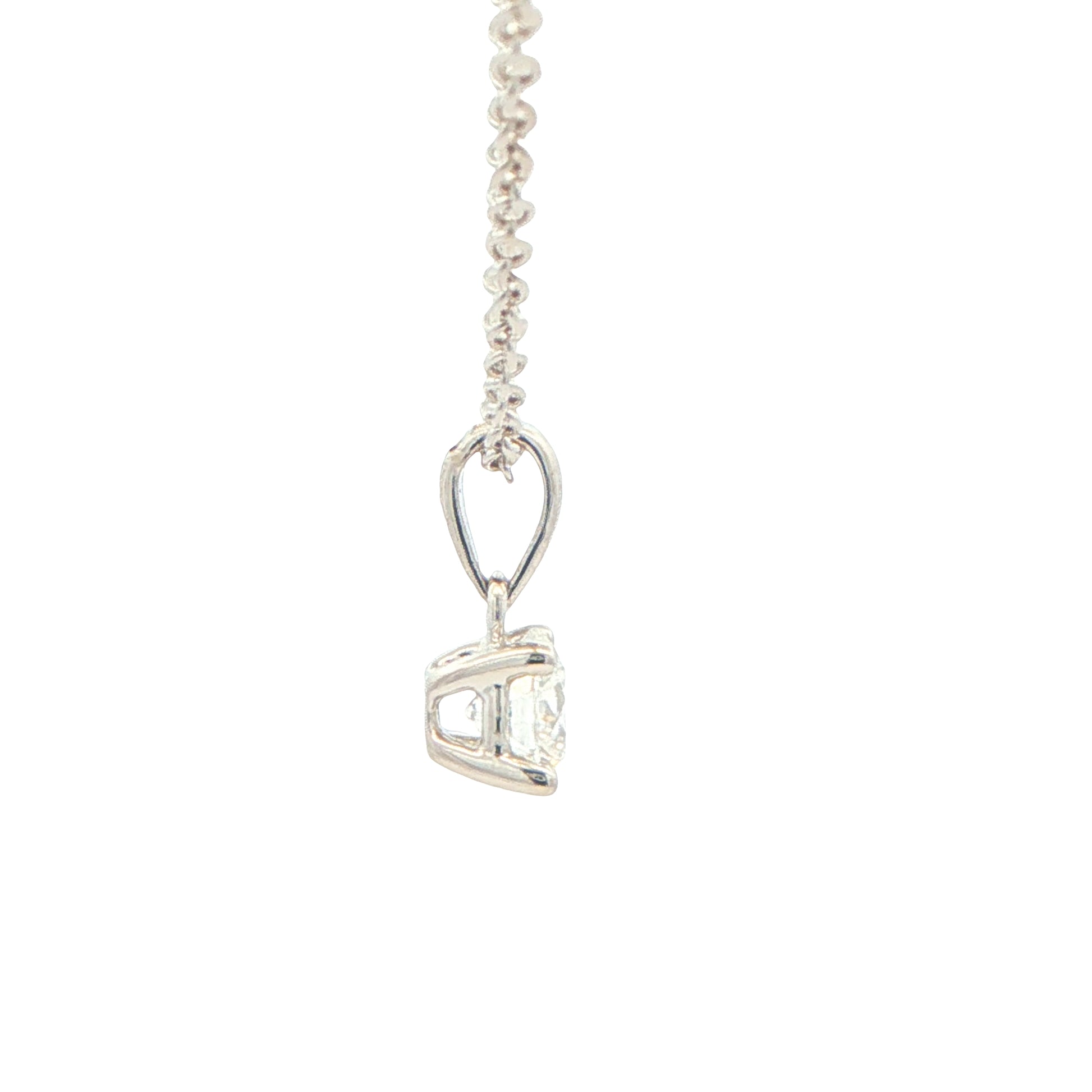 Aurora Cut Diamond Solitaire Pendant - 0.52cts Gardiner Brothers