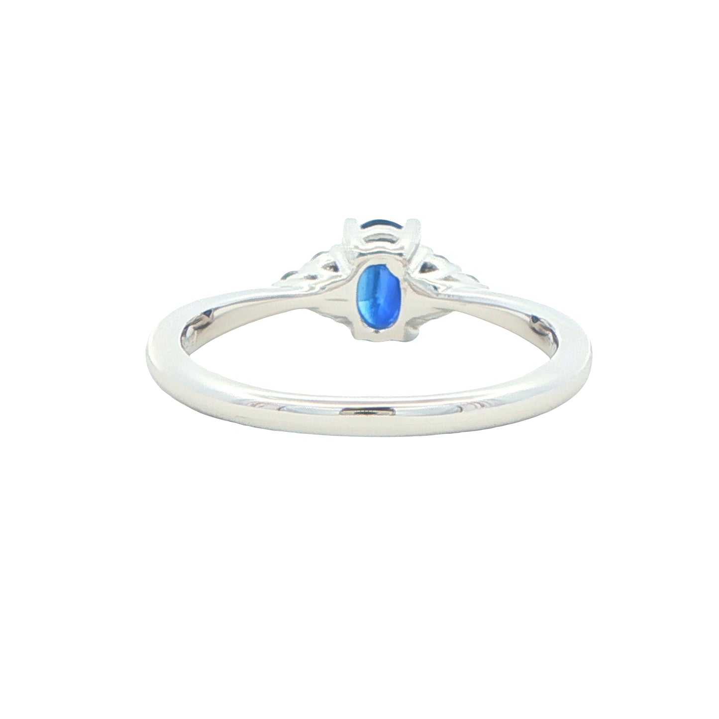 Sapphire and Round brilliant Cut Diamond Ring Gardiner Brothers