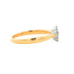Yellow Gold Round Brilliant Cut Diamond Cluster Ring - 0.31cts gardiner-brothers