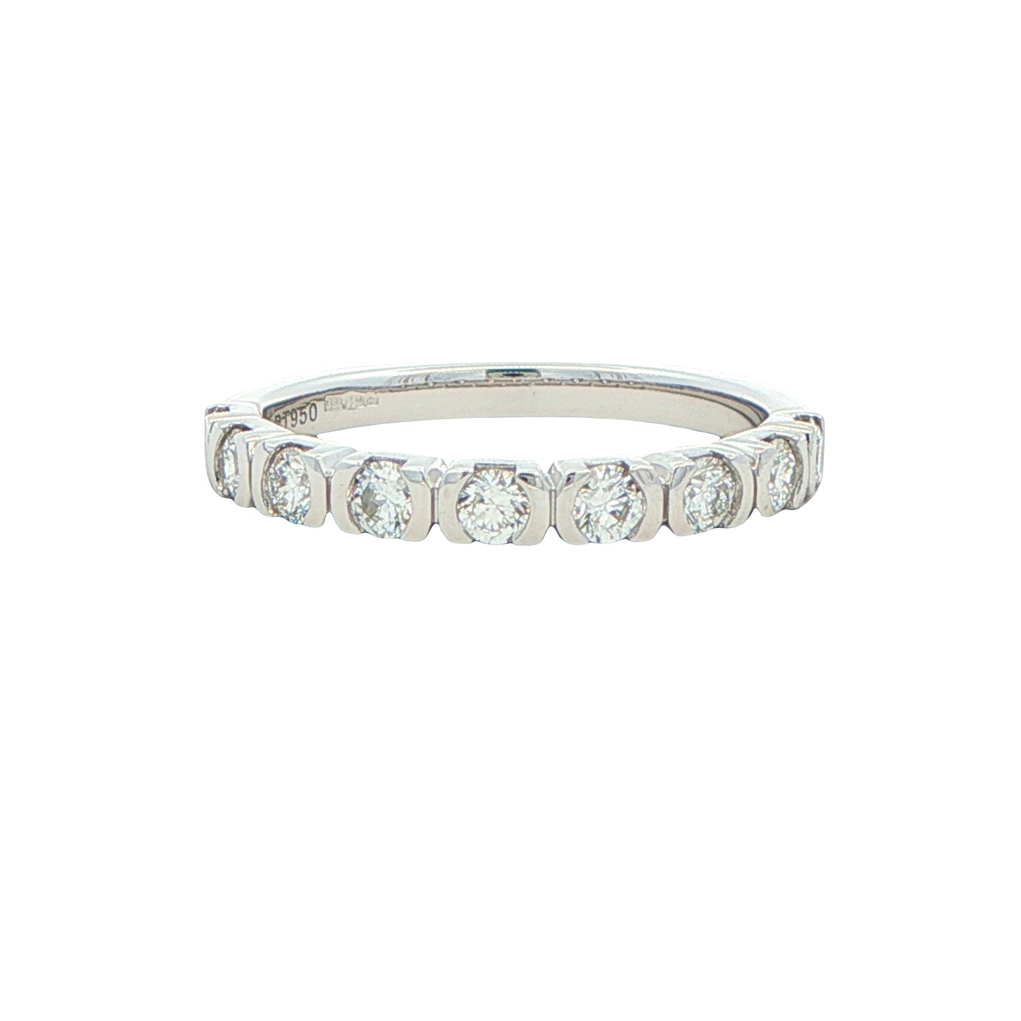 Round Brilliant Cut Diamond 9 Stone Eternity Ring Gardiner Brothers