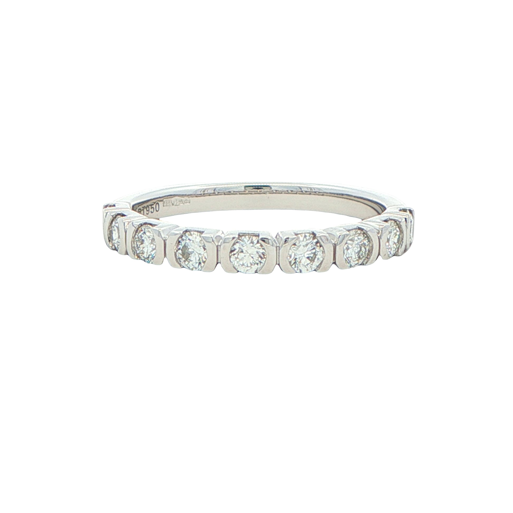 Round Brilliant Cut Diamond 9 Stone Eternity Ring Gardiner Brothers