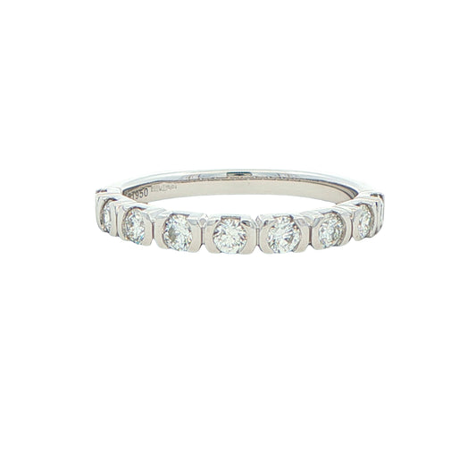 Round Brilliant Cut Diamond 9 Stone Eternity Ring Gardiner Brothers