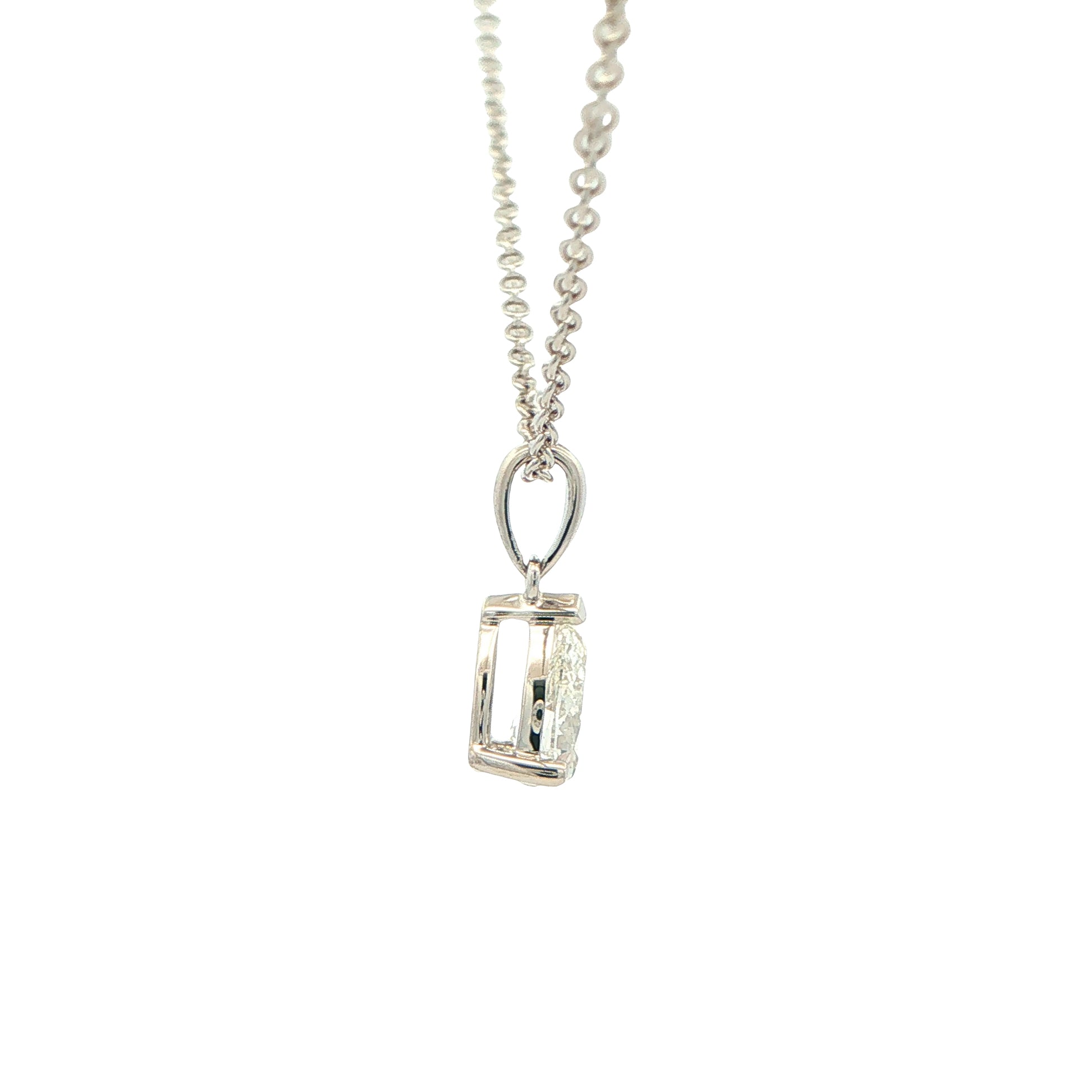 Pear Shaped Diamond Solitaire Pendant - 0.70cts Gardiner Brothers