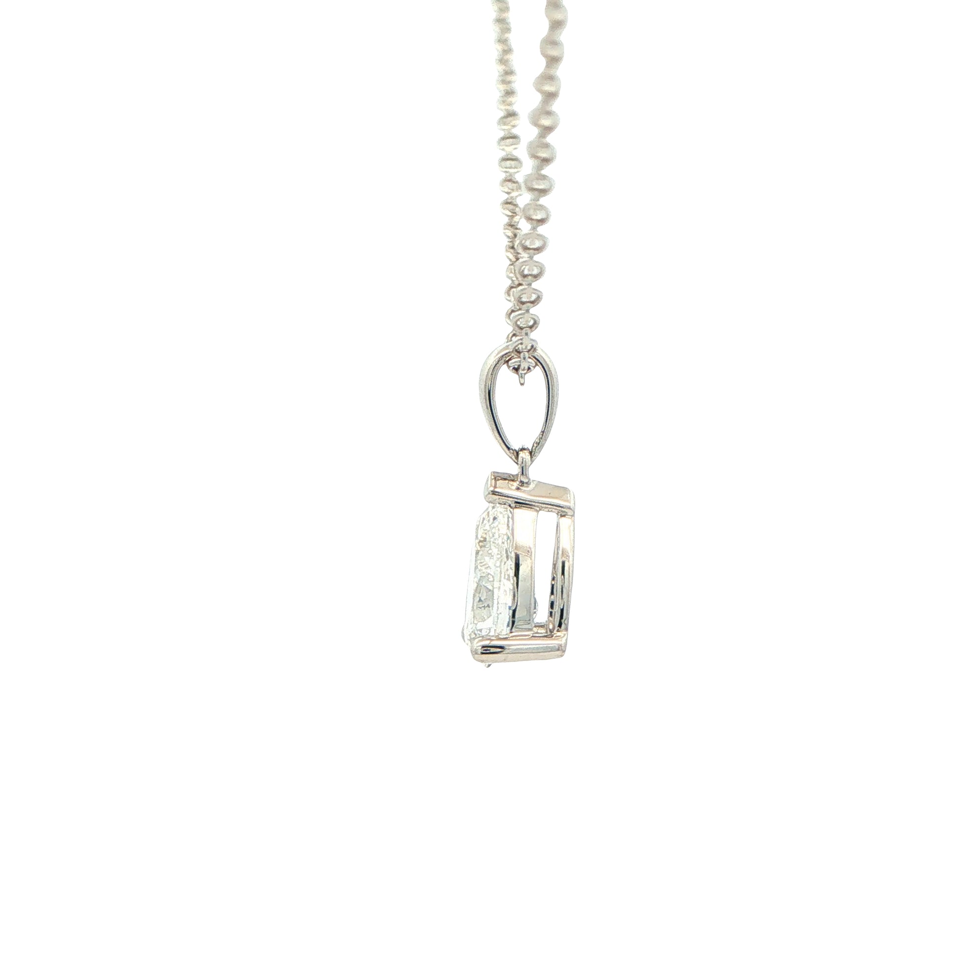 Pear Shaped Diamond Solitaire Pendant - 1.00cts Gardiner Brothers