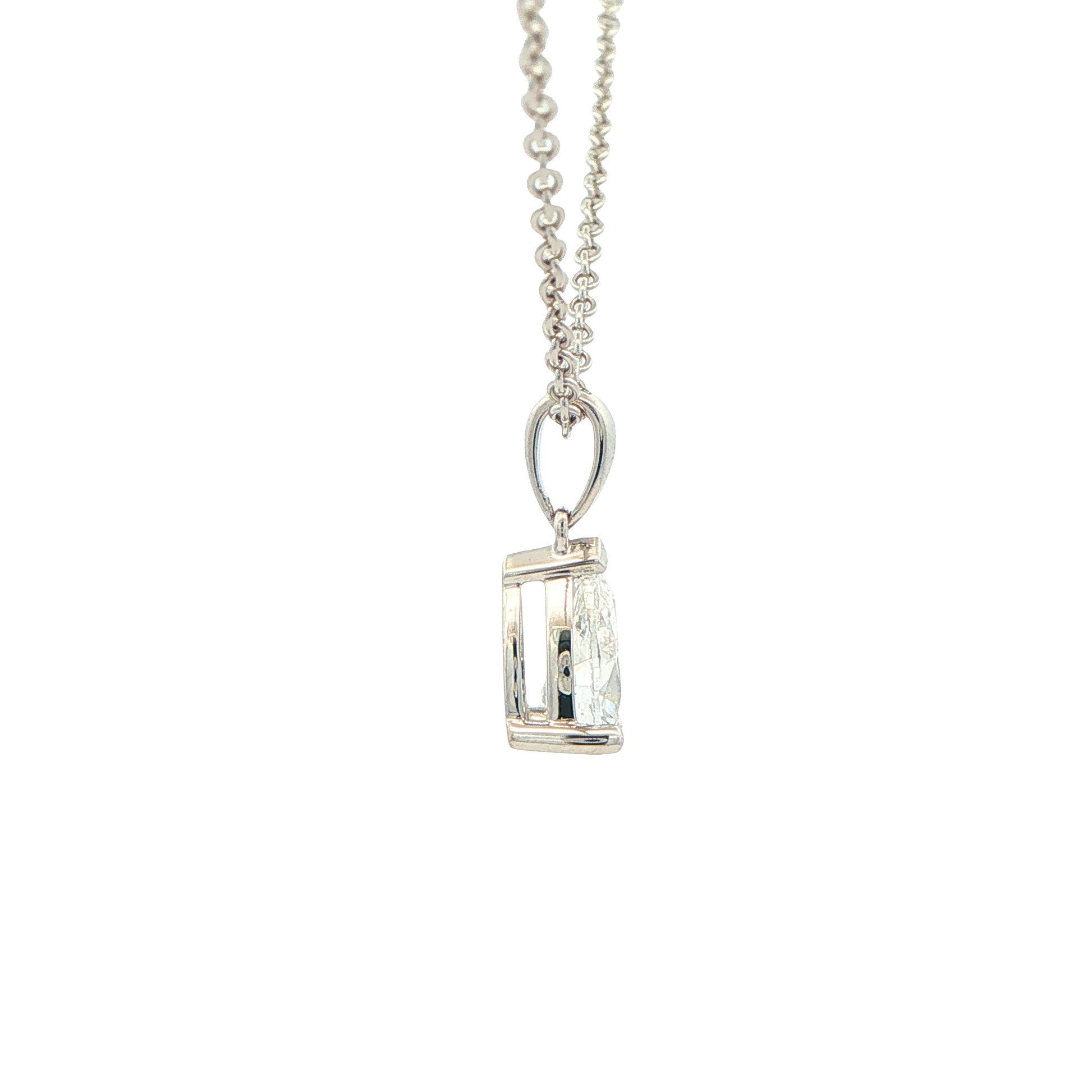 Pear Shaped Diamond Solitaire Pendant - 1.00cts Gardiner Brothers