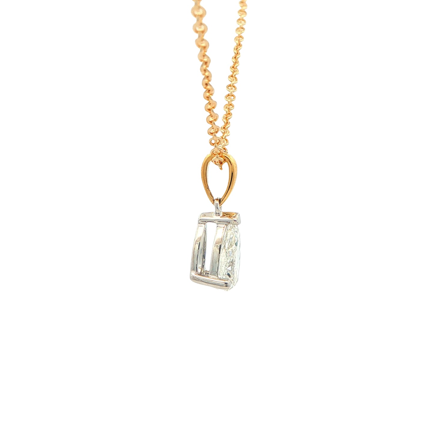 Pear Shaped Diamond Solitaire Pendant - 0.70cts Gardiner Brothers
