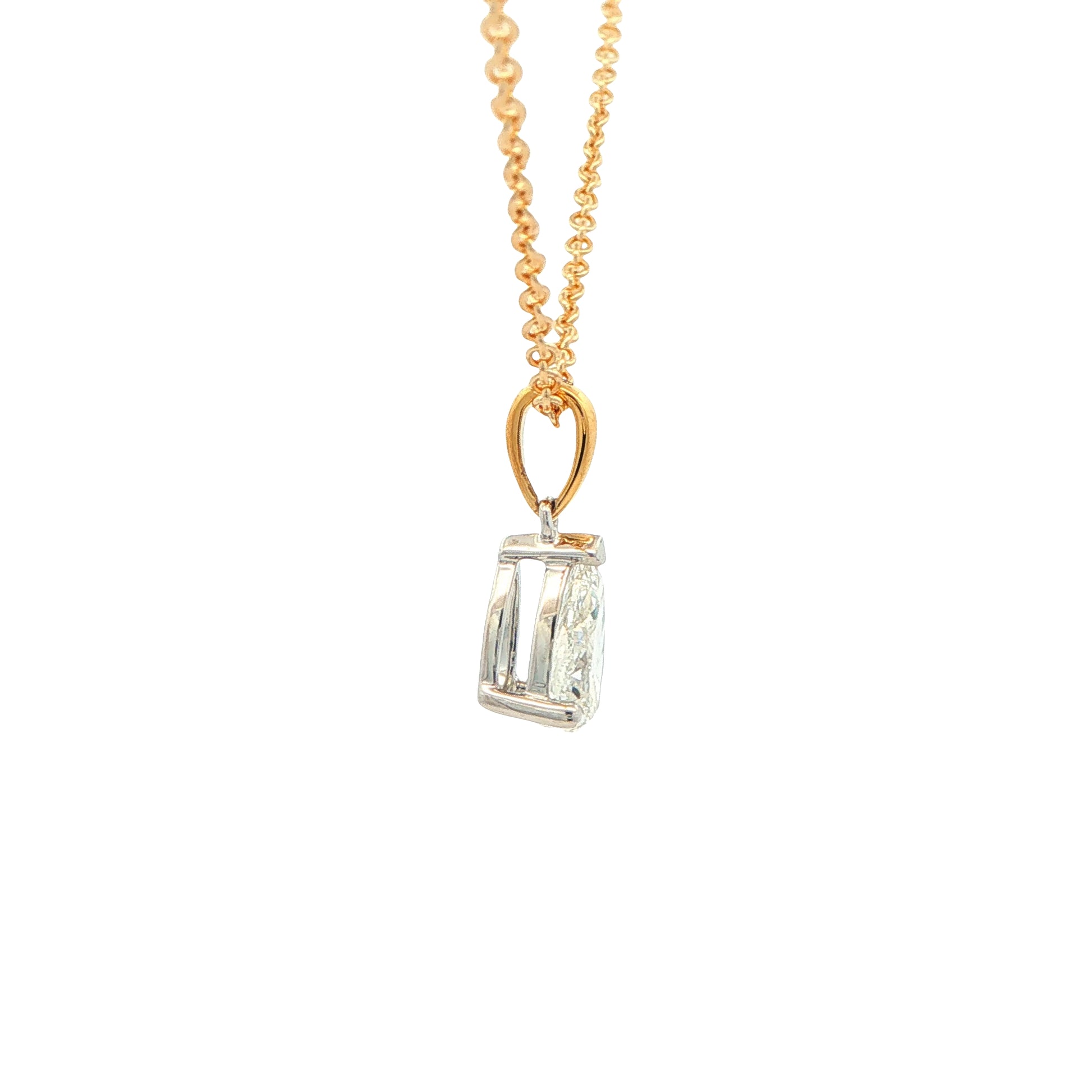 Pear Shaped Diamond Solitaire Pendant - 0.70cts Gardiner Brothers