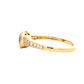 Garnet and Diamond Vintage Style Dress Ring Gardiner Brothers