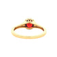 Garnet and Diamond Vintage Style Dress Ring Gardiner Brothers