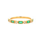 Emerald and Diamond Vintage Style Dress Ring Gardiner Brothers