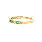Emerald and Diamond Vintage Style Dress Ring Gardiner Brothers