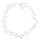 Silver 'Curtain Hook' Link Necklace Gardiner Brothers