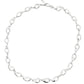 Silver Open TearDrop Link Necklace Gardiner Brothers