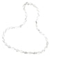 Silver Solid TearDrop Link Necklace Gardiner Brothers