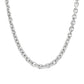 Silver Polished Belcher Link Necklace Gardiner Brothers