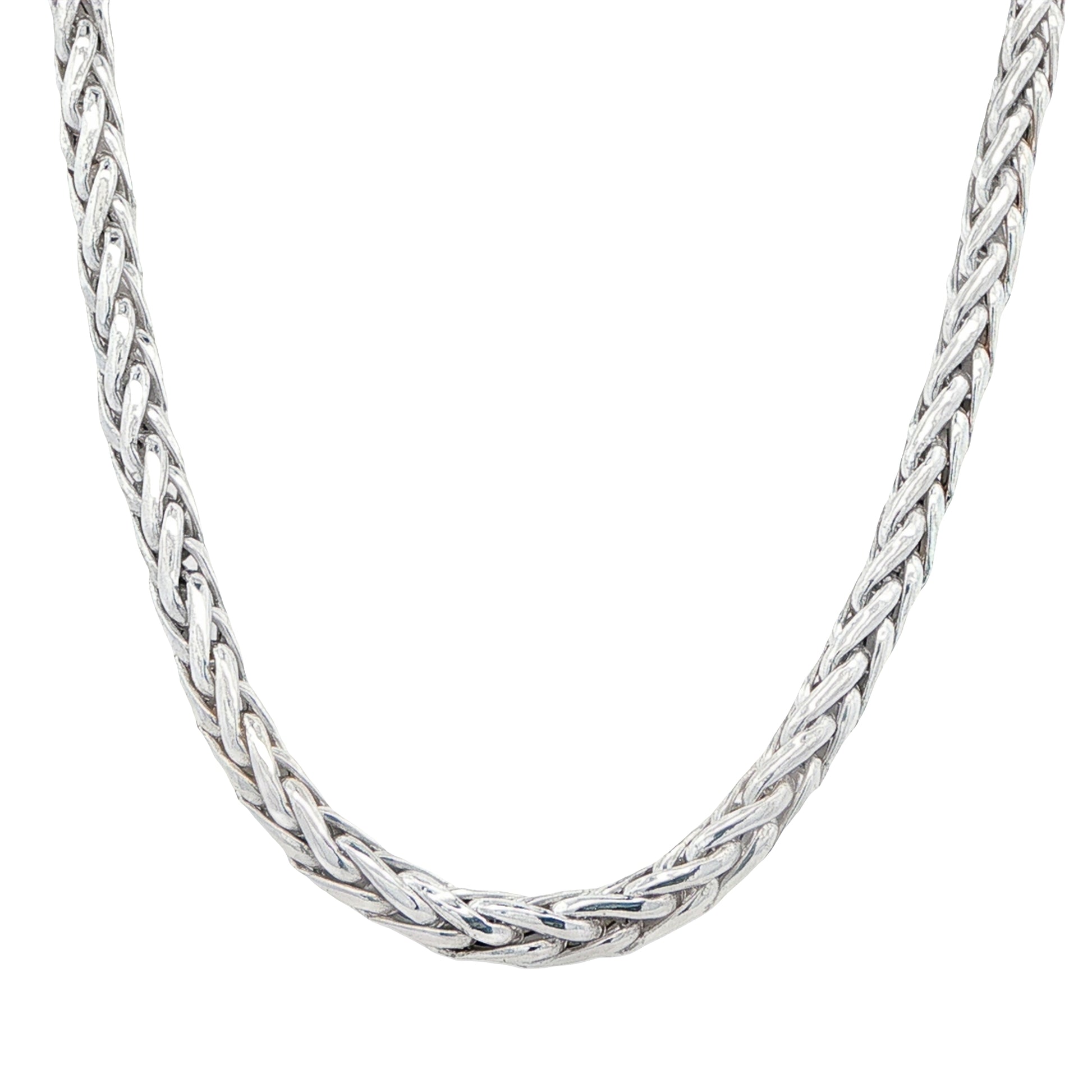 Silver Parmier Link Necklace Gardiner Brothers