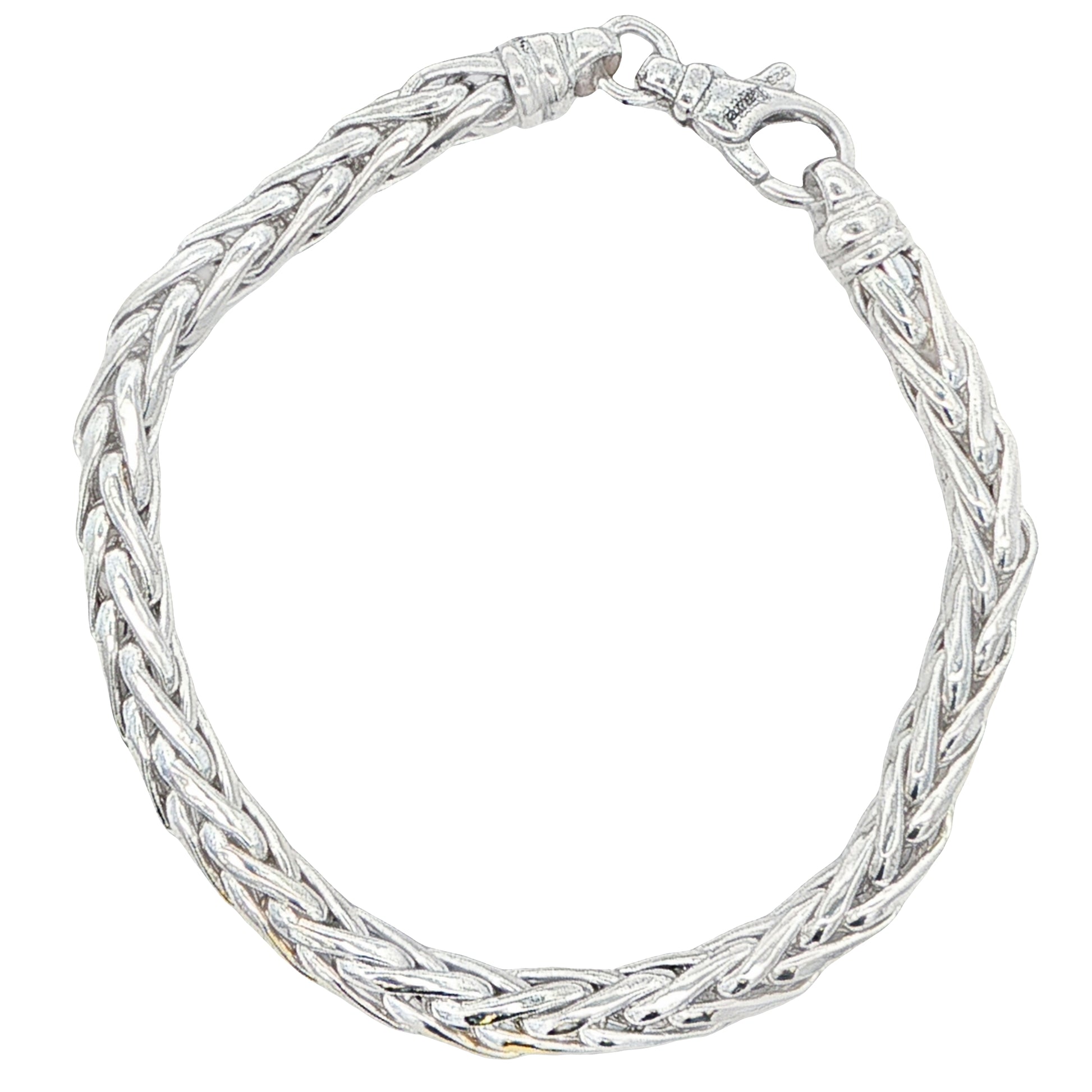 Silver Parmier Link Bracelet Gardiner Brothers