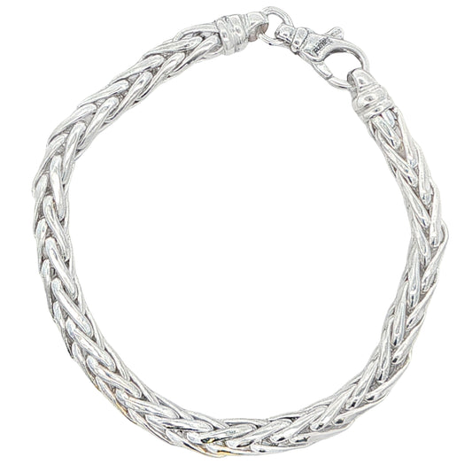 Silver Parmier Link Bracelet Gardiner Brothers