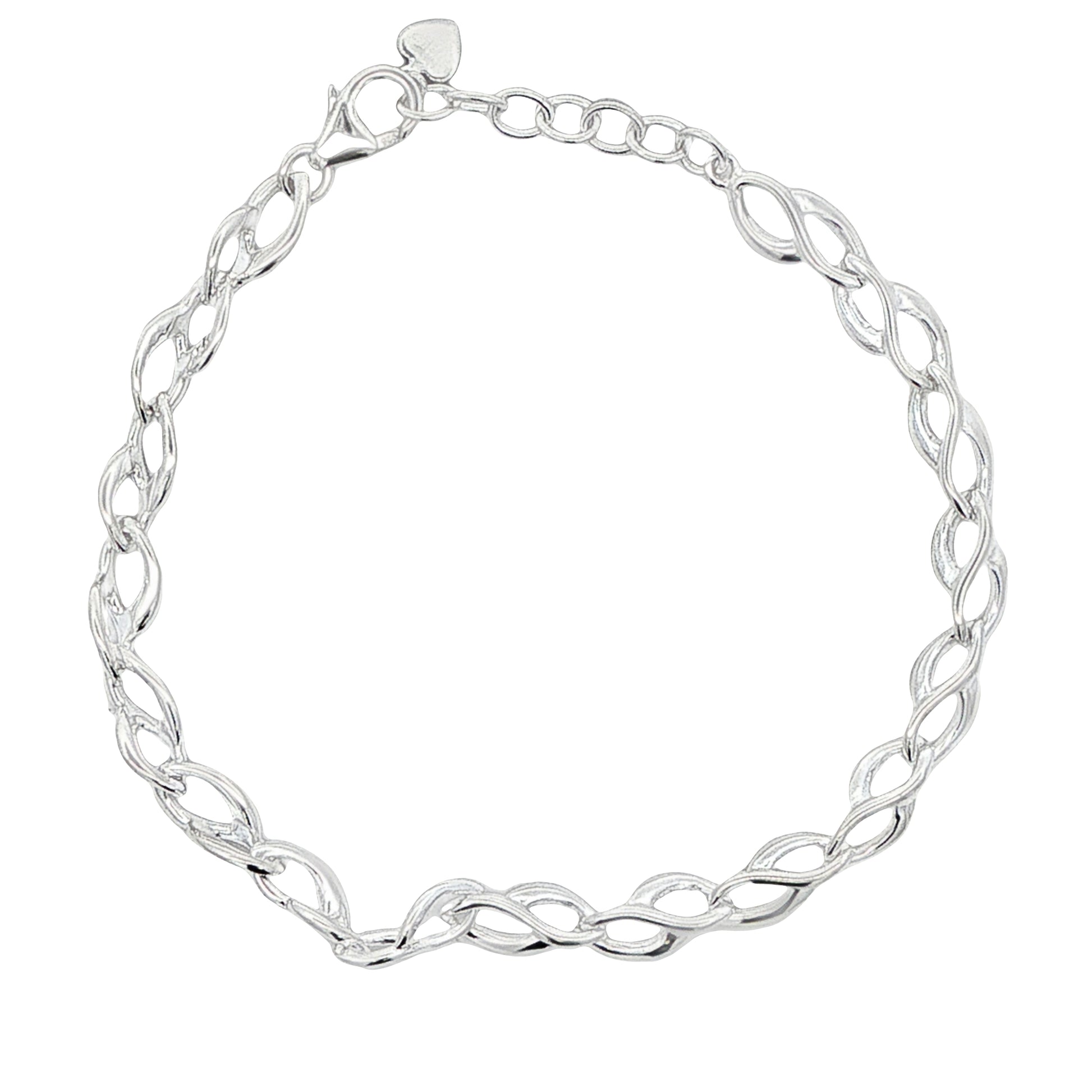 Silver Figure of 8 Link Bracelet Gardiner Brothers