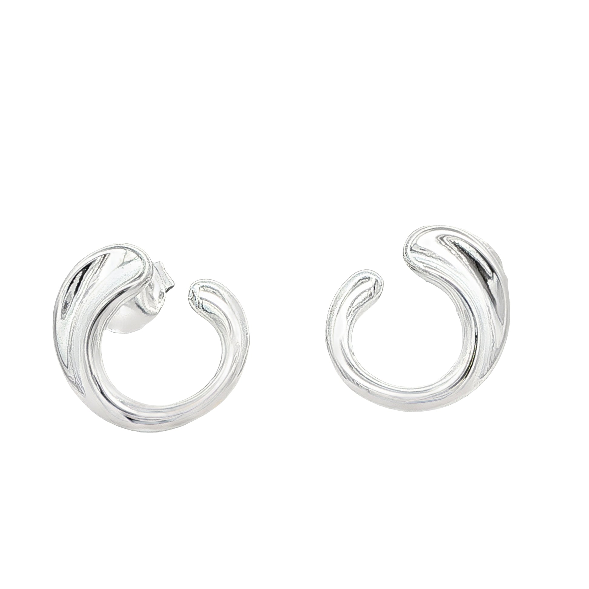Silver Droplet Paddle Shape Earrings Gardiner Brothers