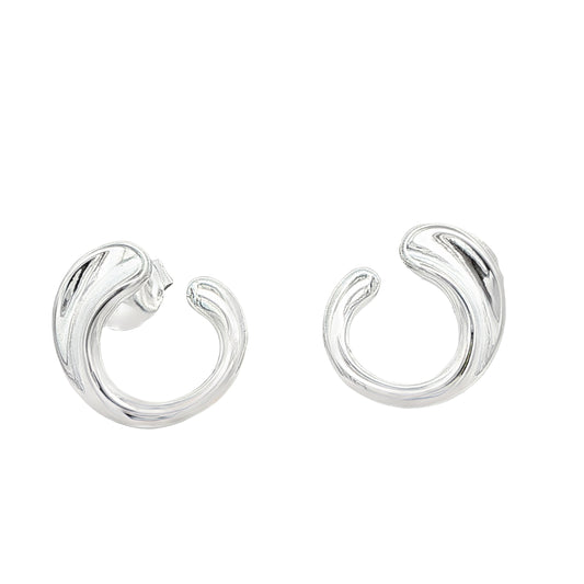 Silver Droplet Paddle Shape Earrings Gardiner Brothers