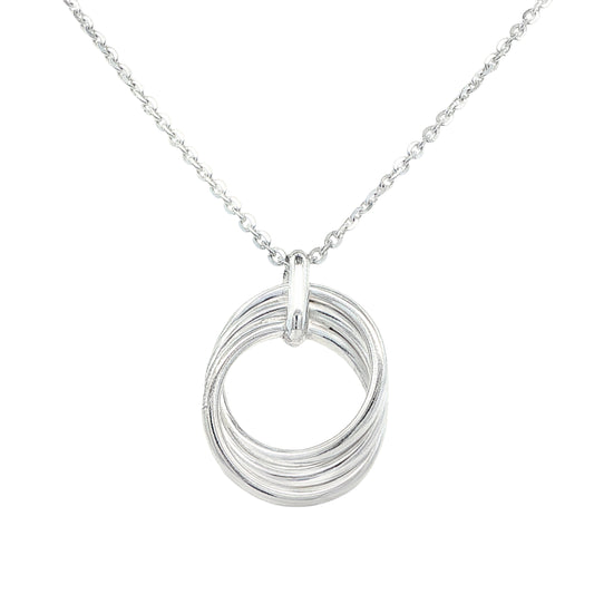 Silver 3 Stranded Knot Pendant Gardiner Brothers