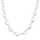 Silver Open TearDrop Link Necklace Gardiner Brothers