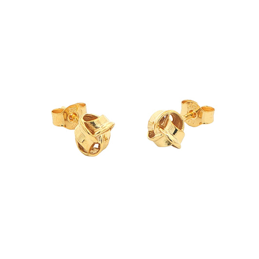 Yellow Gold Knot Earrings Gardiner Brothers