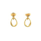 Yellow Gold Diamond TearDrop Earrings Gardiner Brothers