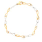 Yellow and White Gold Figure of 8 Style Bracelet Gardiner Brothers