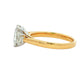 Yellow Gold Radiant Cut Diamond 3 Stone Ring - 1.86cts Gardiner Brothers