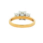 Yellow Gold Radiant Cut Diamond 3 Stone Ring - 1.86cts Gardiner Brothers