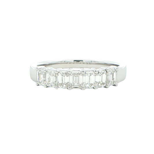 Emerald Cut Diamond Eternity Style Ring - 1.11cts Gardiner Brothers