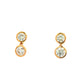 Round Brilliant Cut Diamond 2 Stone Drop Earrings - 1.01cts Gardiner Brothers